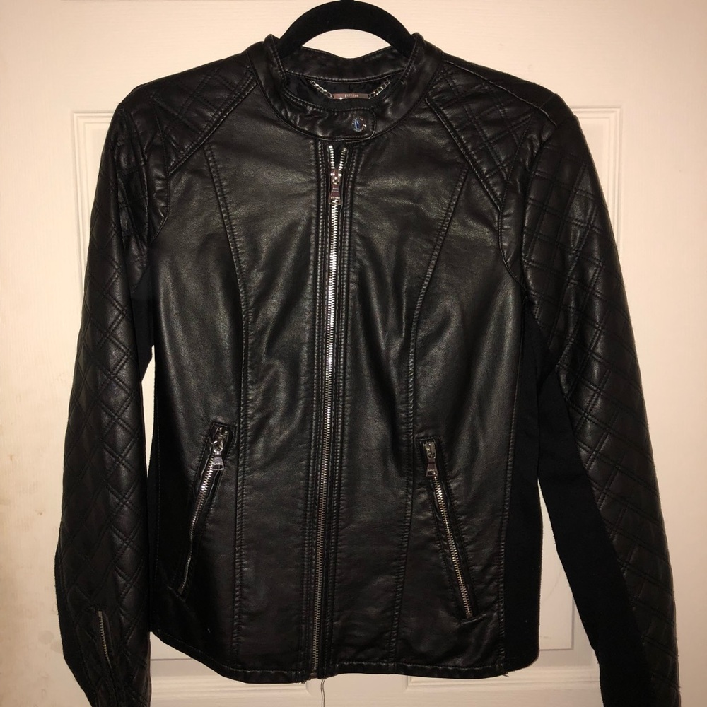 Express Faux Leather Jacket Size L